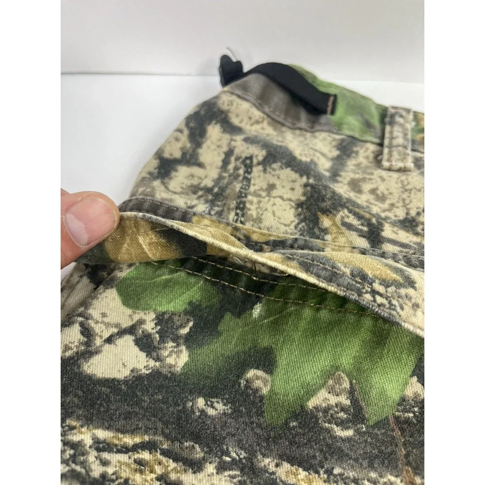 Vintage Jerzees Outdoors Camo Cargo Trebark Bigwoods Adjustable Mens 2XL 42x30
